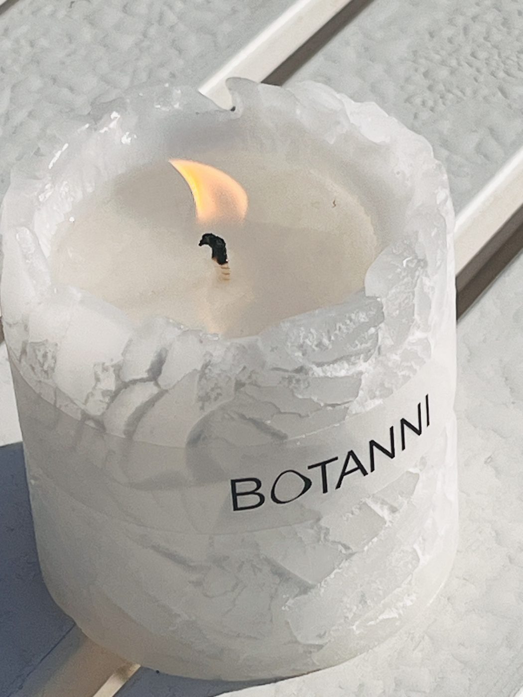 Botanni Kerze, Farbverlauf-Technik, Quartett