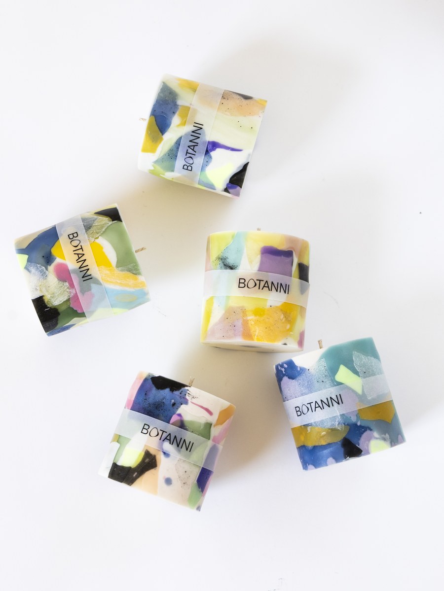 Botanni Kerzenkollektion von oben